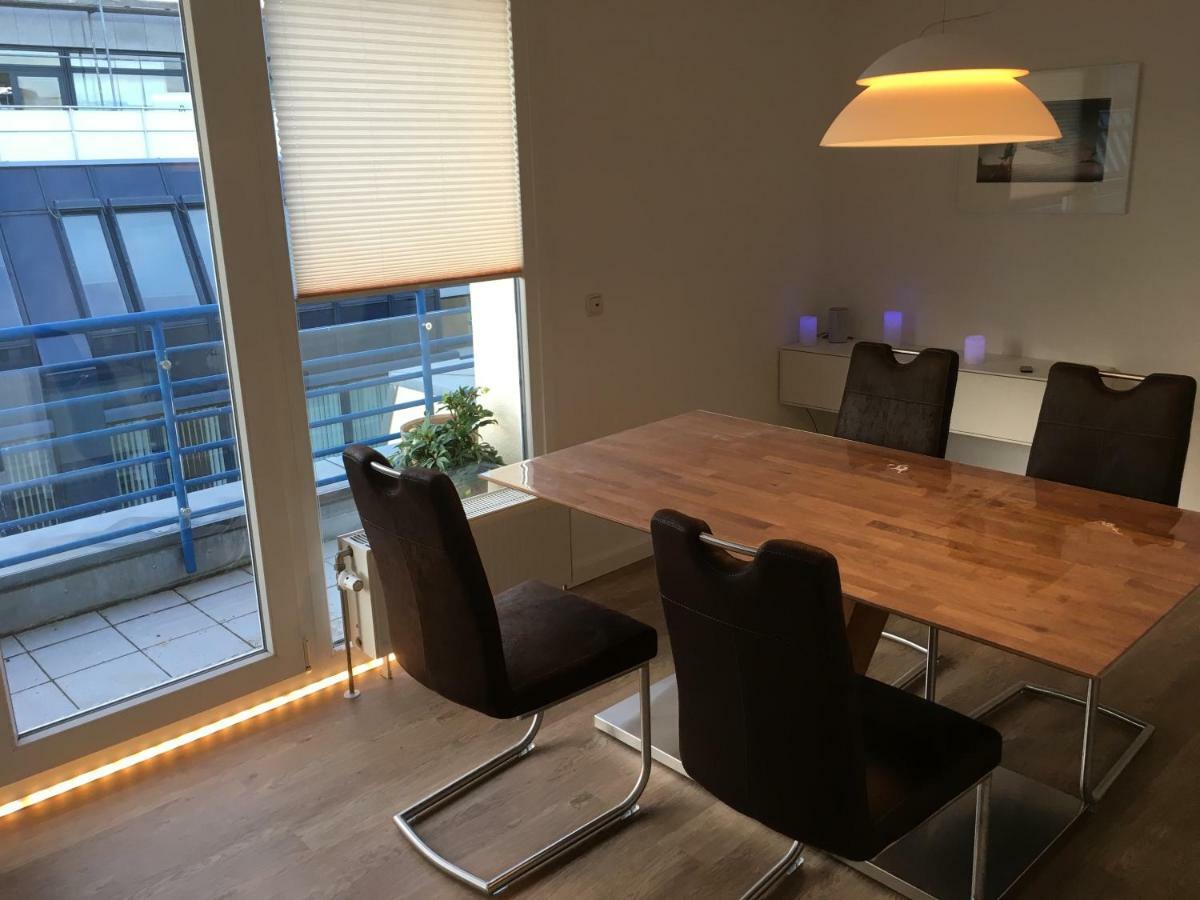 Moderne Wohnung Leipzig Eksteriør bilde