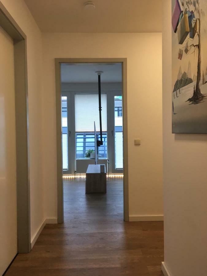 Moderne Wohnung Leipzig Eksteriør bilde